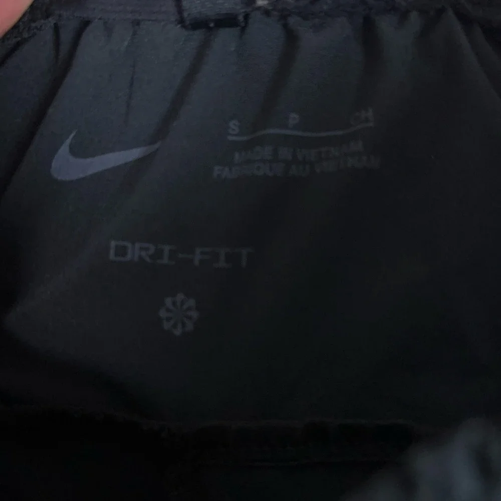 Nike Pants Men Small Black Dri-FIT Training Athletic Gym Joggers Ankle Zip Sport